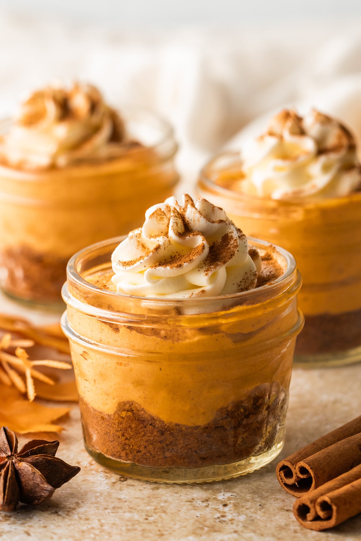 No-Bake Pumpkin Pie Jars- Exclusive