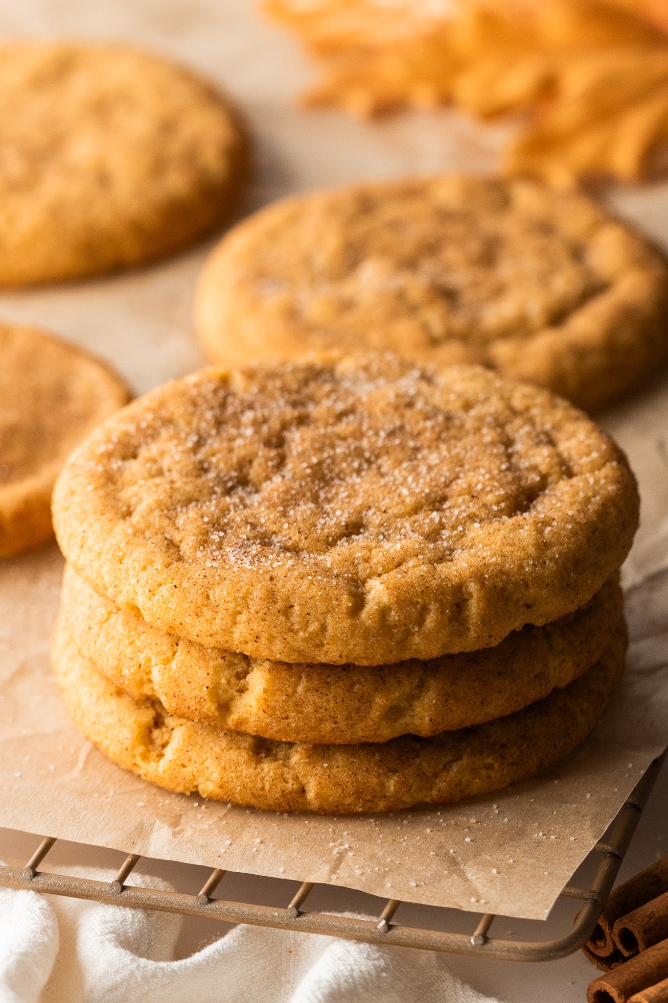 Pumpkin Snickerdoodle Cookies- Exclusive