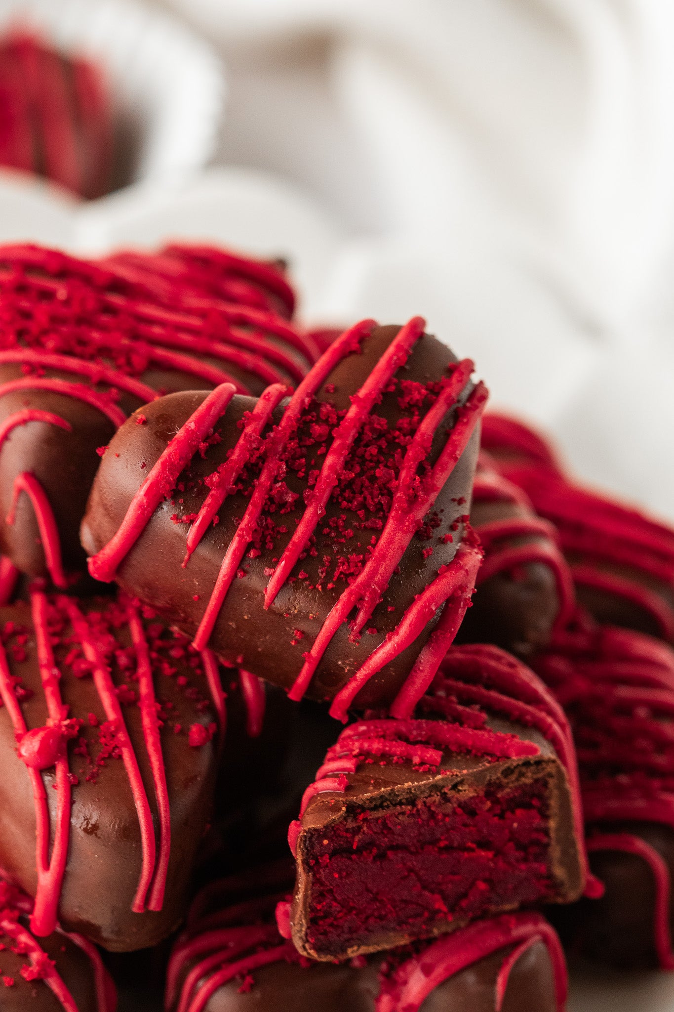 Red Velvet Heart Truffles- Exclusive