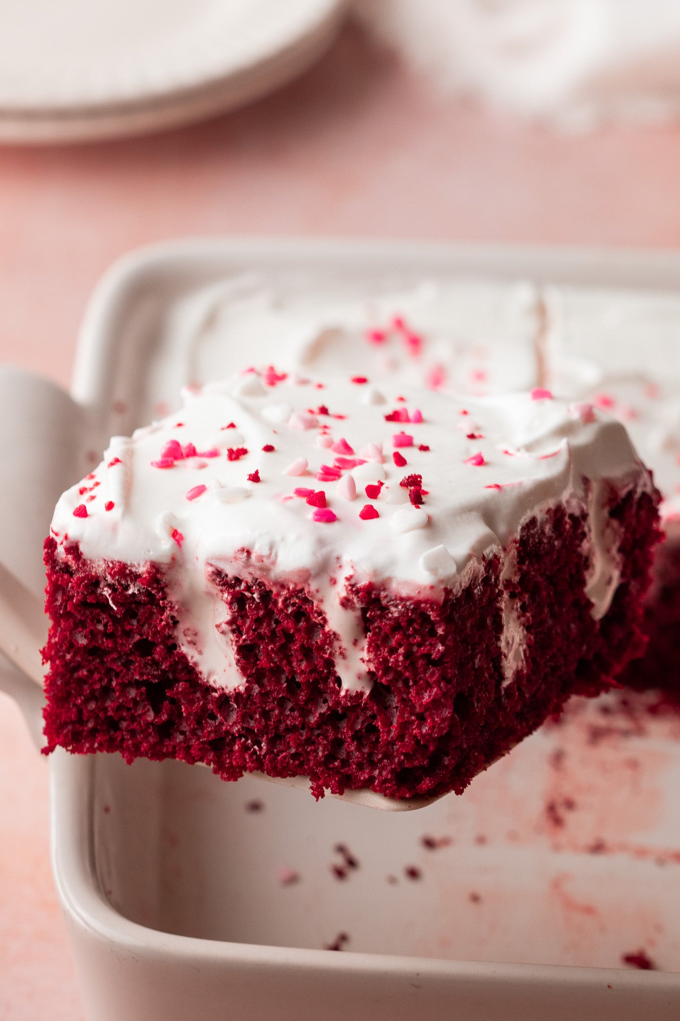 Red Velvet Cheesecake Poke Cake- Exclusive