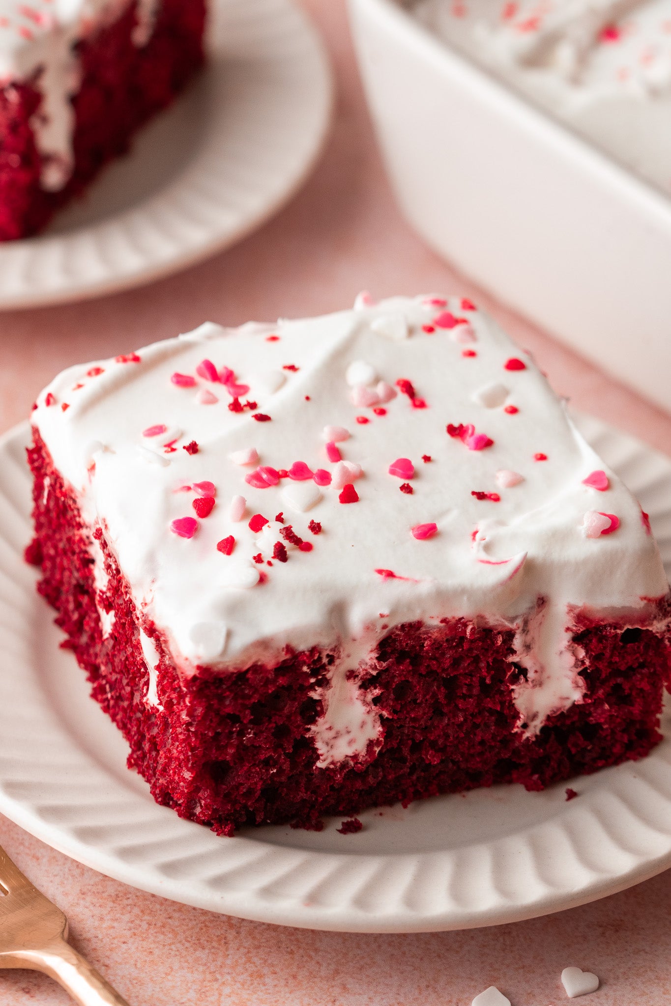 Red Velvet Cheesecake Poke Cake- Exclusive