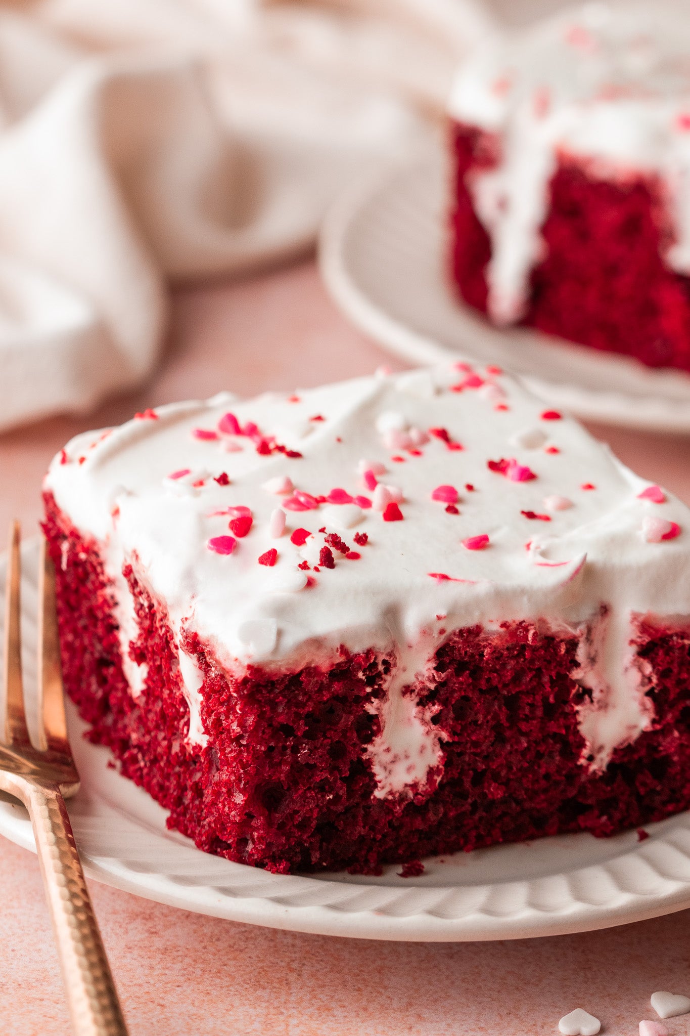 Red Velvet Cheesecake Poke Cake- Exclusive
