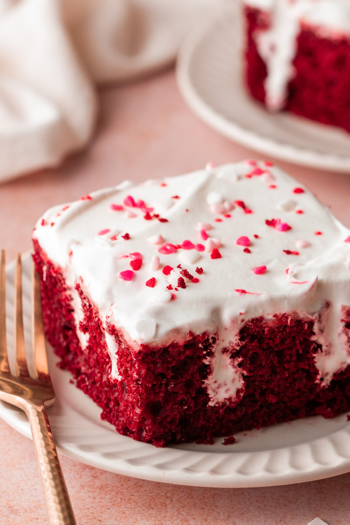 Red Velvet Cheesecake Poke Cake- Exclusive