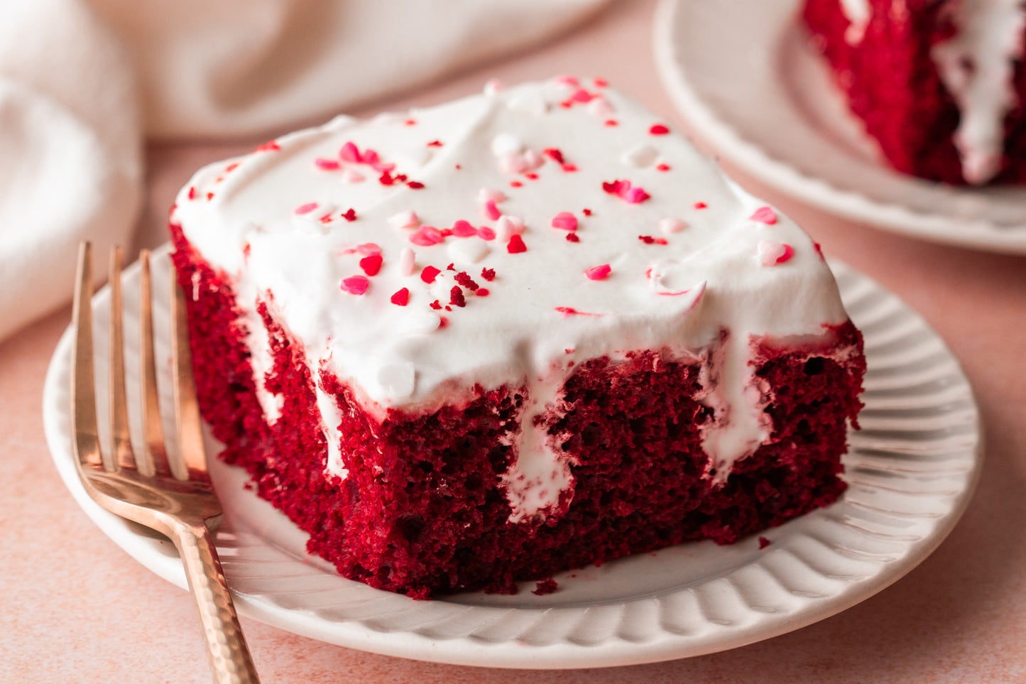 Red Velvet Cheesecake Poke Cake- Exclusive
