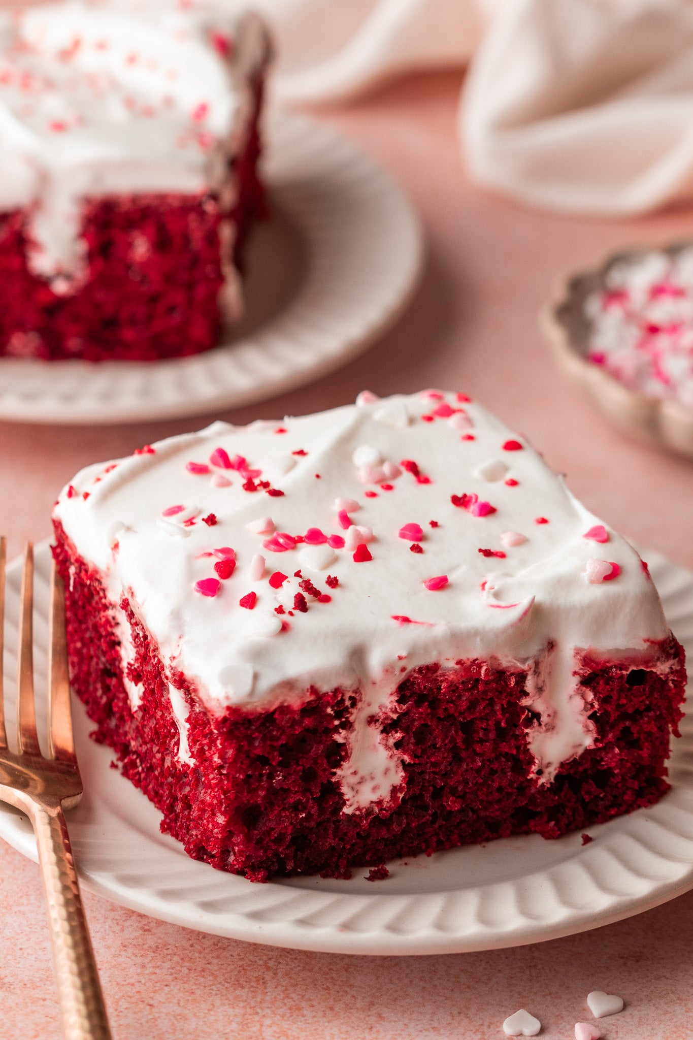Red Velvet Cheesecake Poke Cake- Exclusive