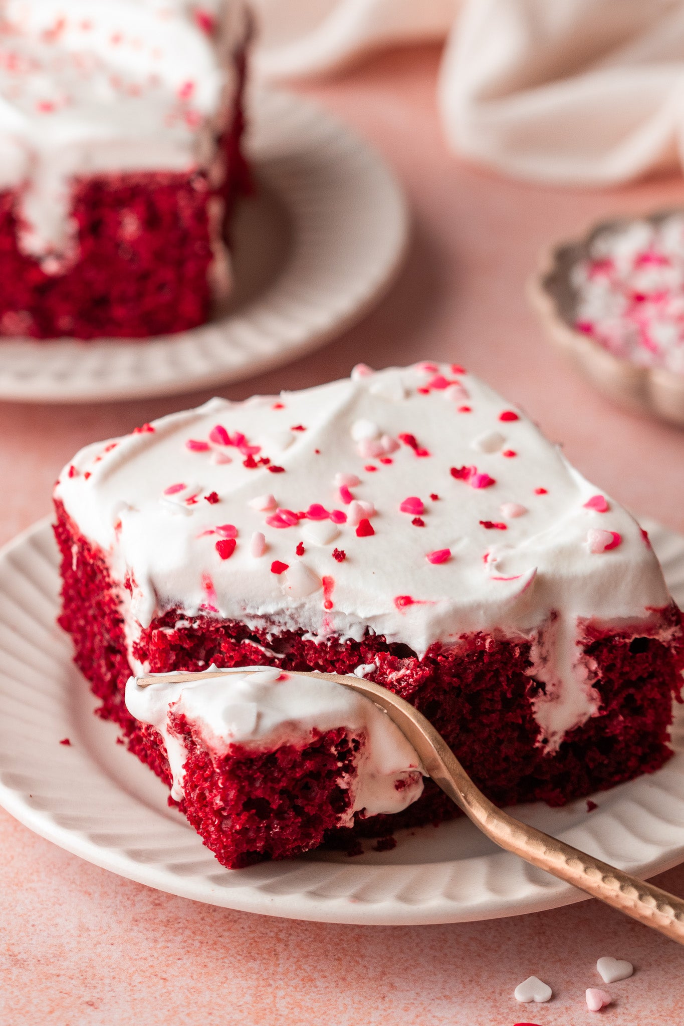 Red Velvet Cheesecake Poke Cake- Exclusive