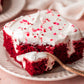 Red Velvet Cheesecake Poke Cake- Exclusive