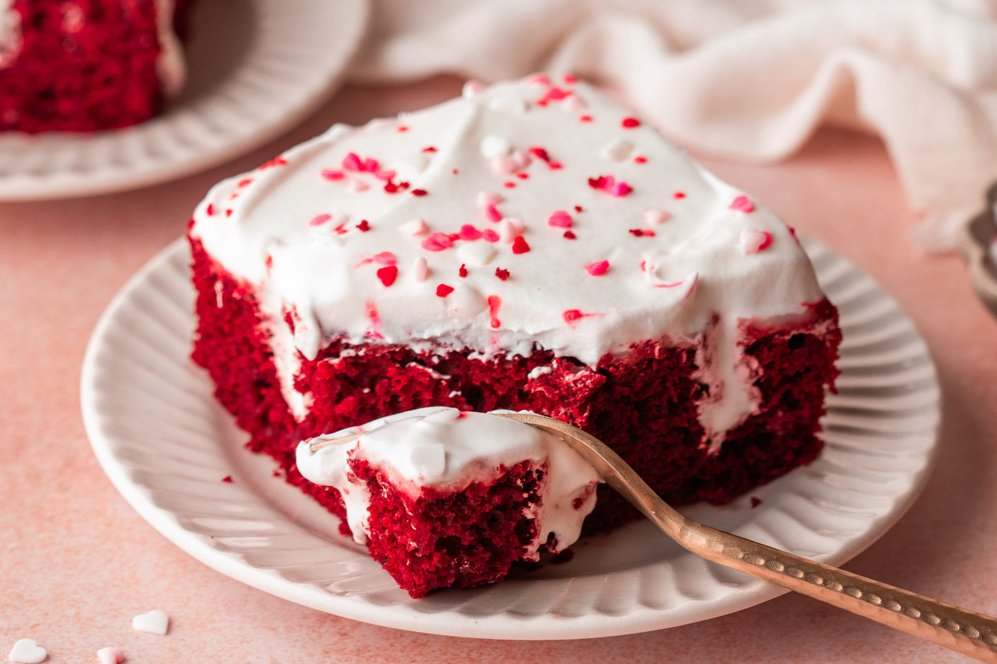 Red Velvet Cheesecake Poke Cake- Exclusive