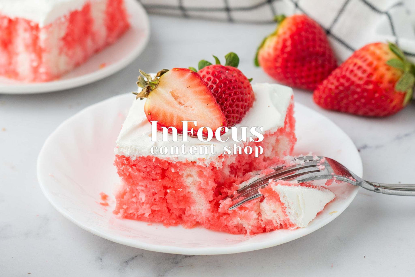 Strawberry Poke Cake- Exclusive
