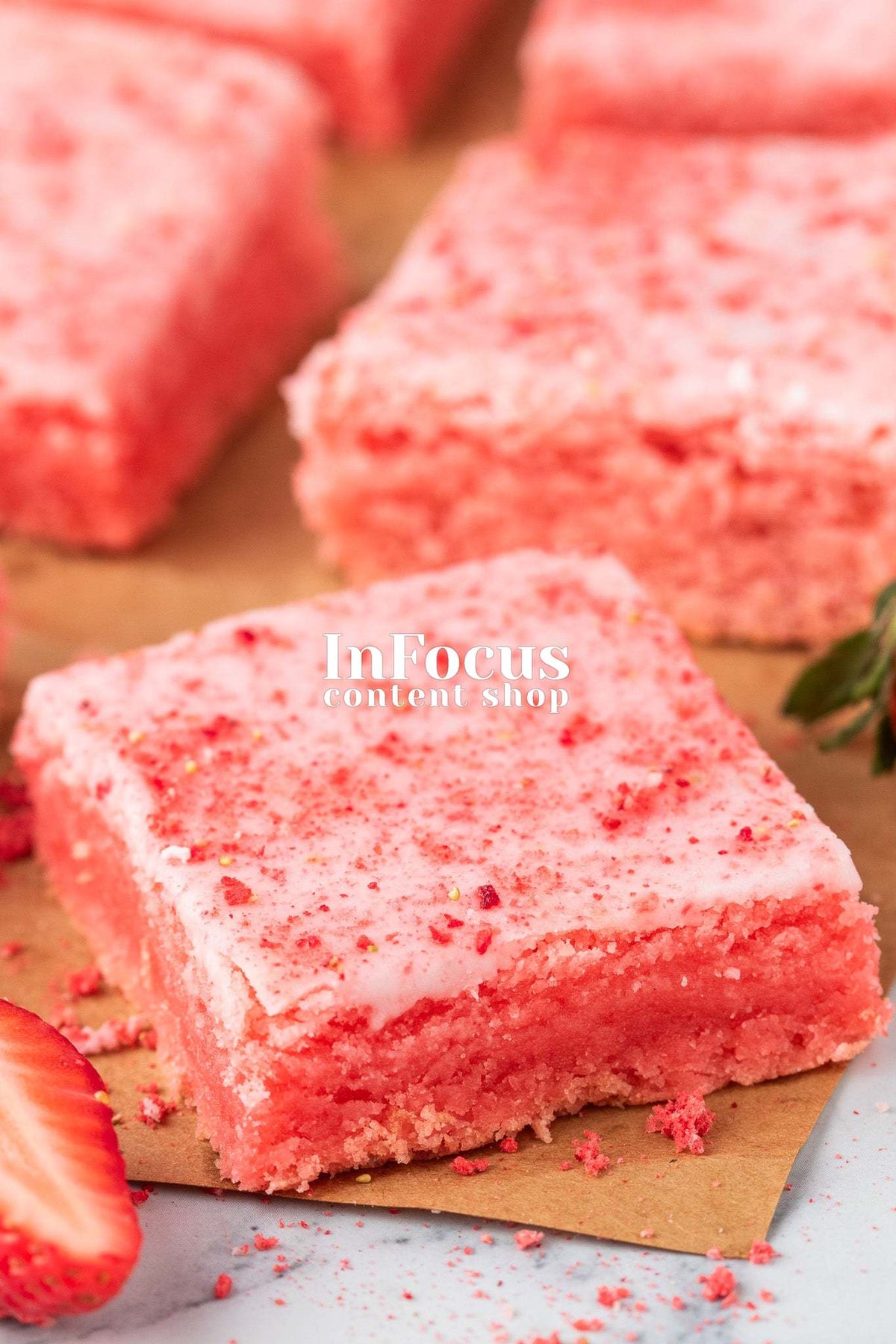 Strawberry Brownies- Exclusive