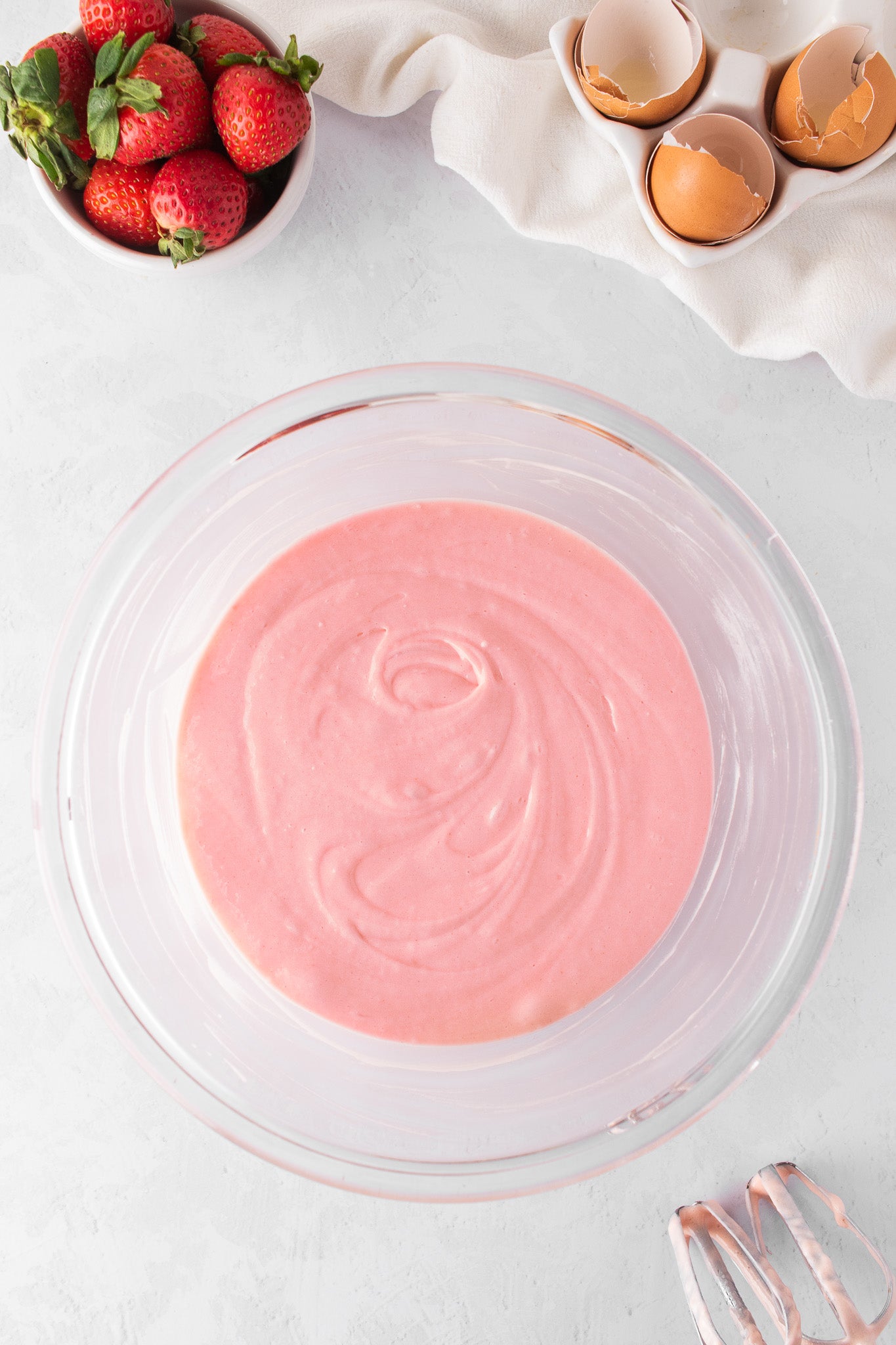Strawberry Vanilla Poke Cake- Exclusive