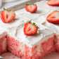 Strawberry Vanilla Poke Cake- Exclusive