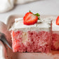 Strawberry Vanilla Poke Cake- Exclusive