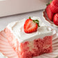 Strawberry Vanilla Poke Cake- Exclusive