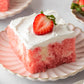 Strawberry Vanilla Poke Cake- Exclusive