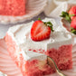 Strawberry Vanilla Poke Cake- Exclusive