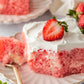 Strawberry Vanilla Poke Cake- Exclusive