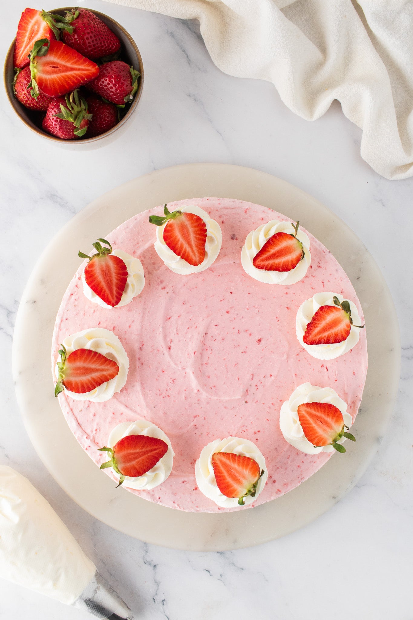 No-Bake Strawberry Cheesecake- Exclusive