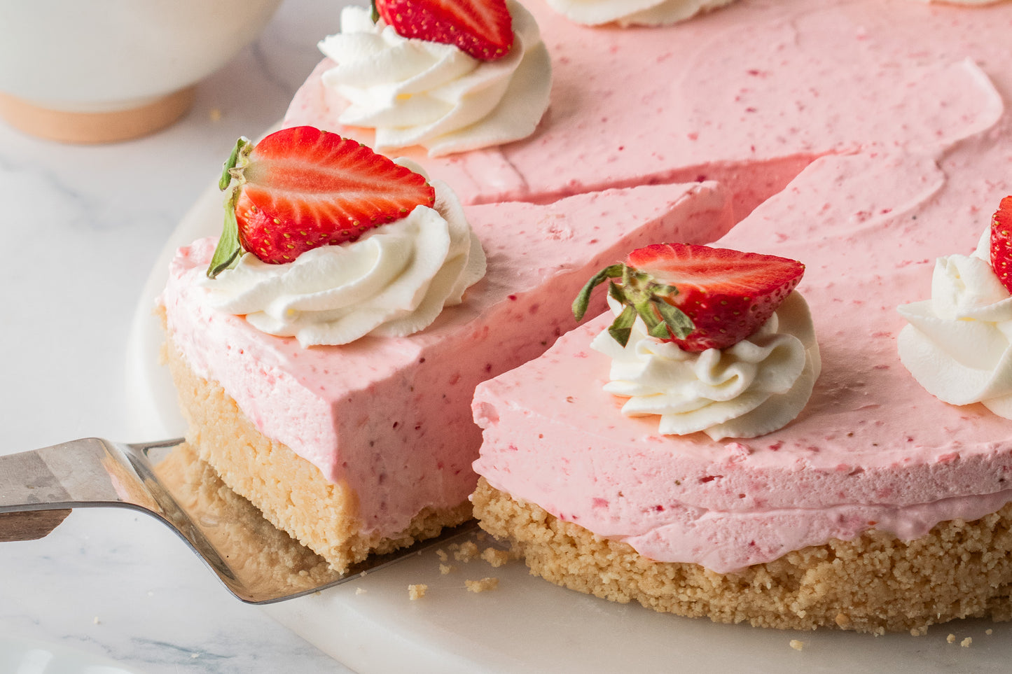 No-Bake Strawberry Cheesecake- Exclusive