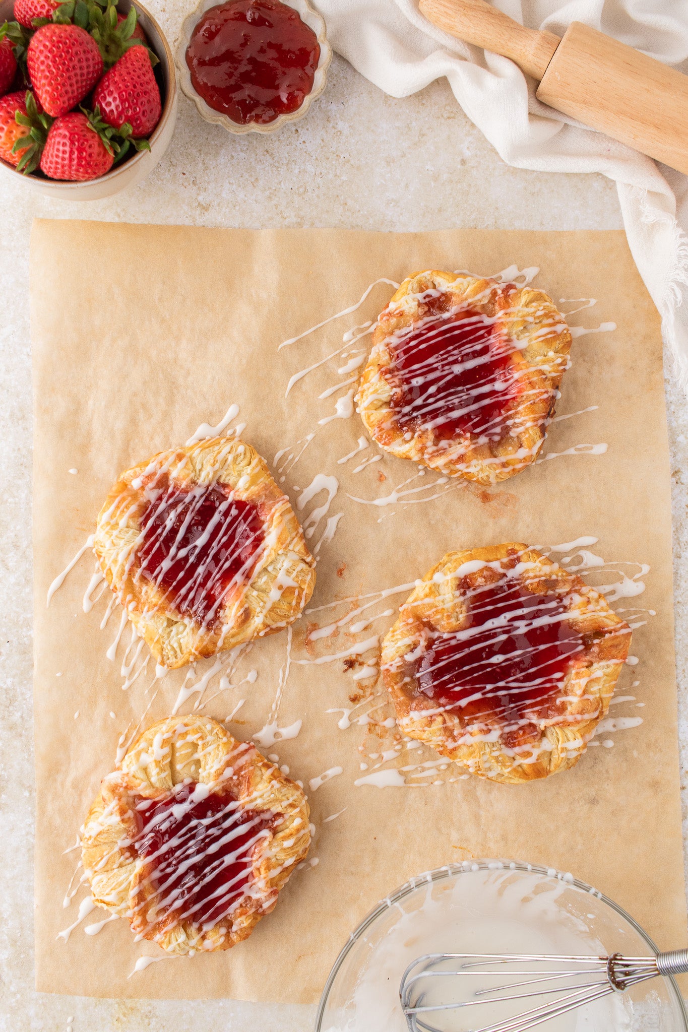 Strawberry Cream Cheese Danish- Exclusive
