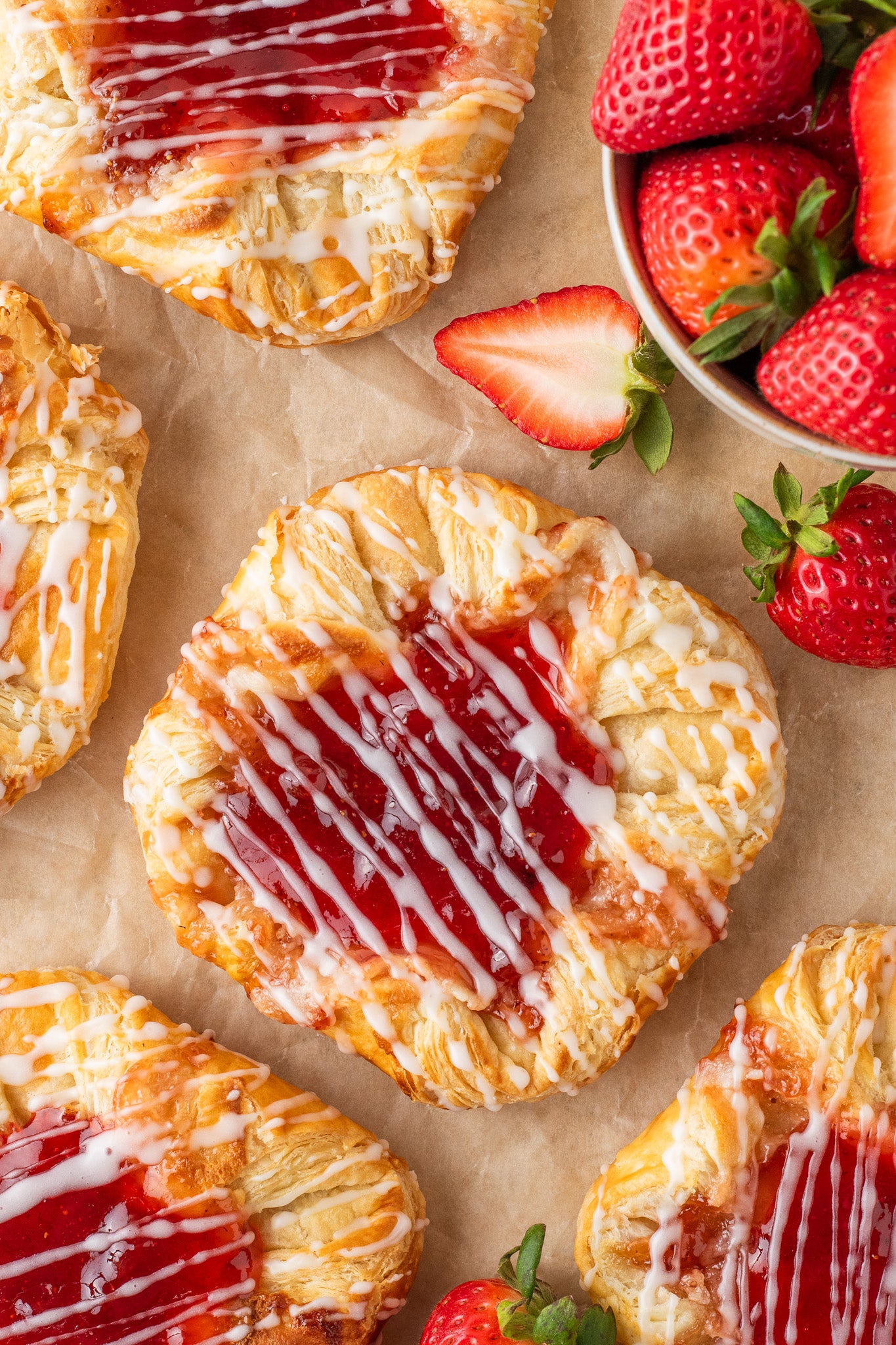 Strawberry Cream Cheese Danish- Exclusive