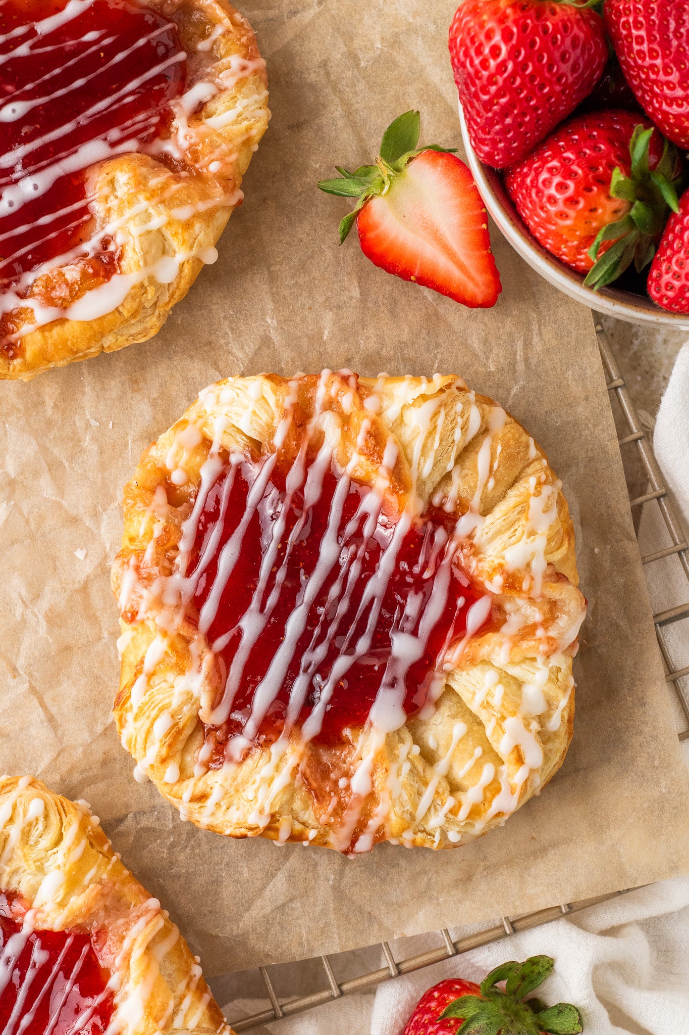 Strawberry Cream Cheese Danish- Exclusive