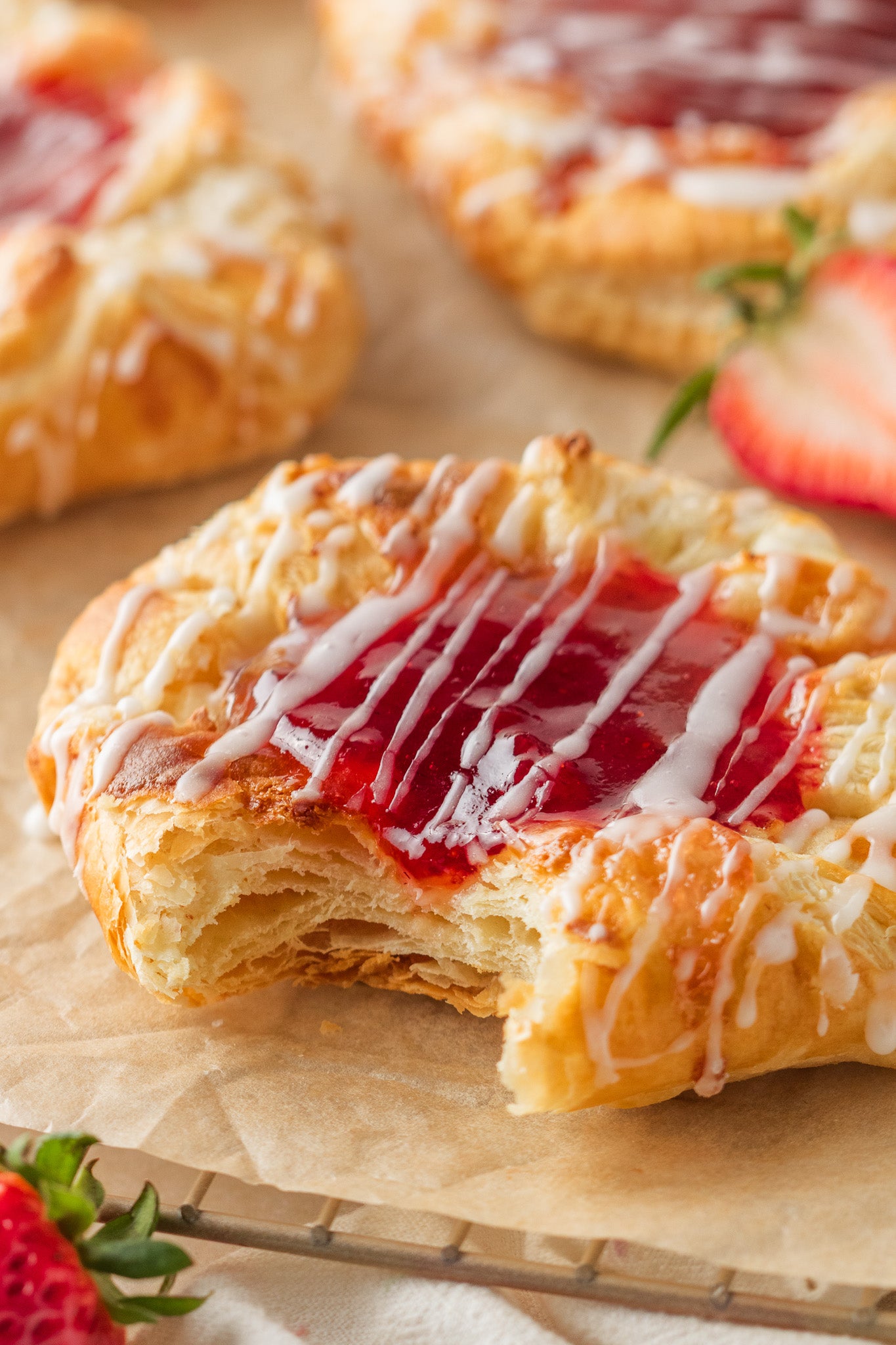Strawberry Cream Cheese Danish- Exclusive