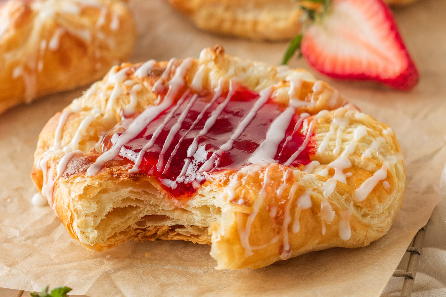 Strawberry Cream Cheese Danish- Exclusive