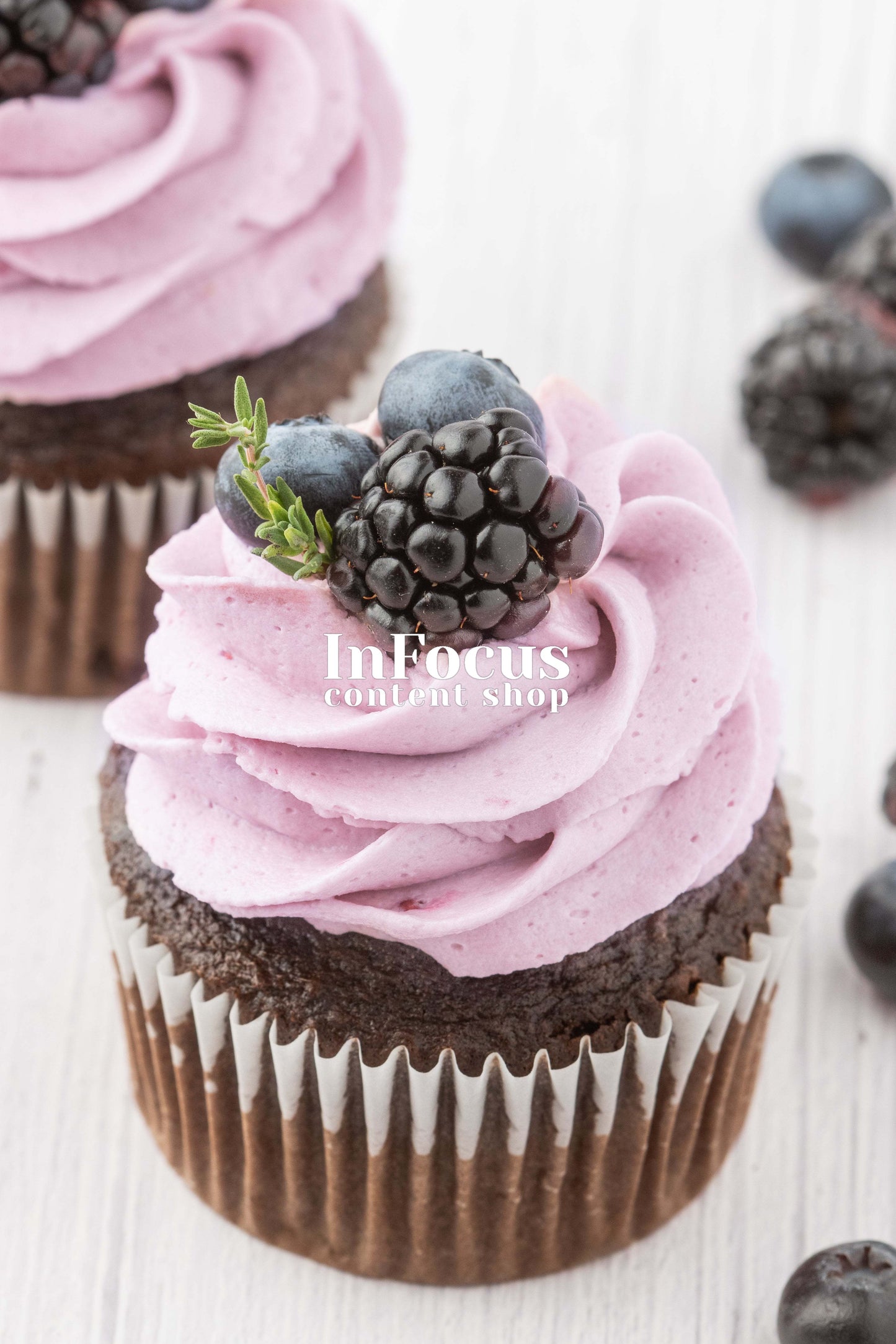 Blackberry Cupcakes- Semi-Exclusive Set 2