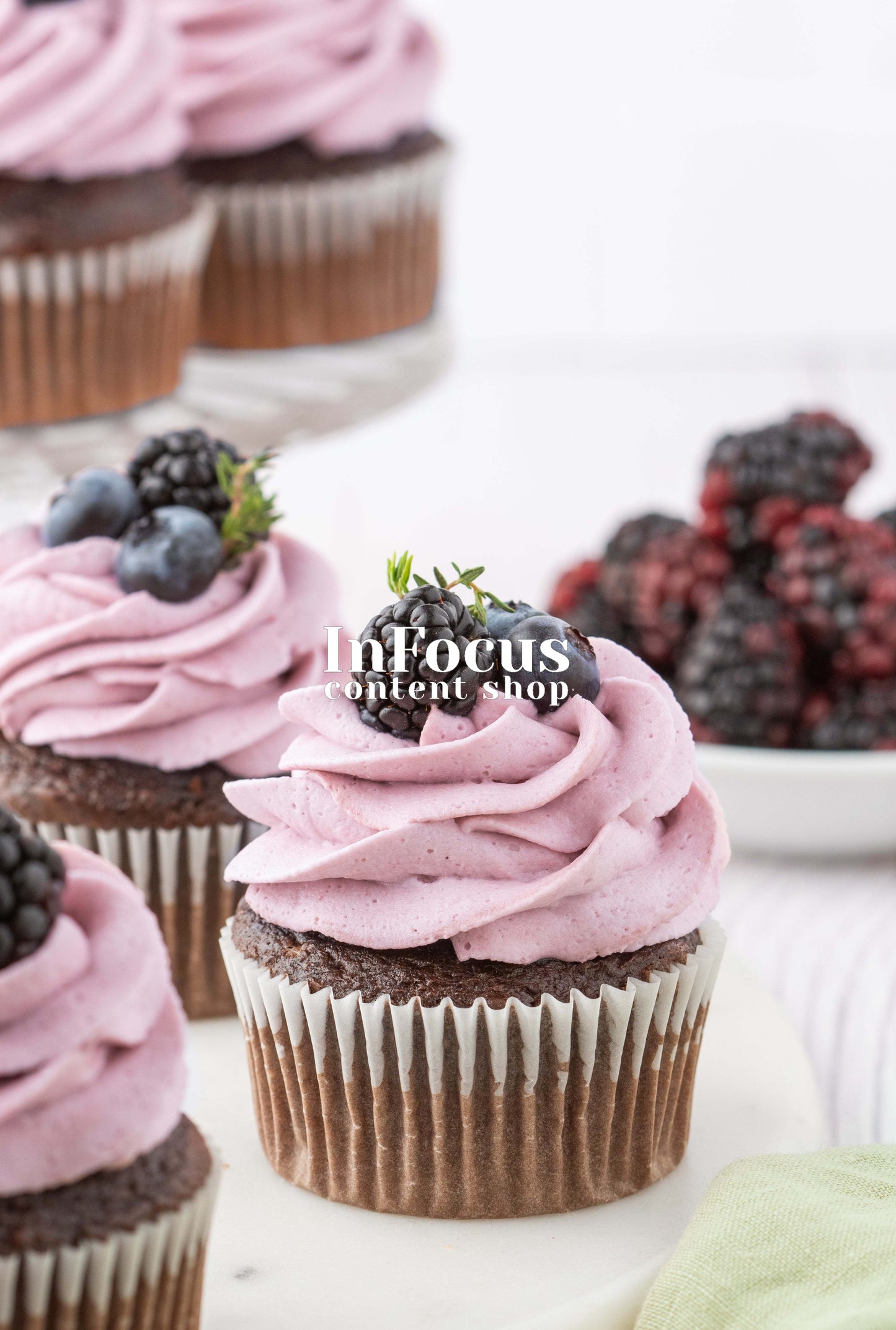 Blackberry Cupcakes- Semi-Exclusive Set 2