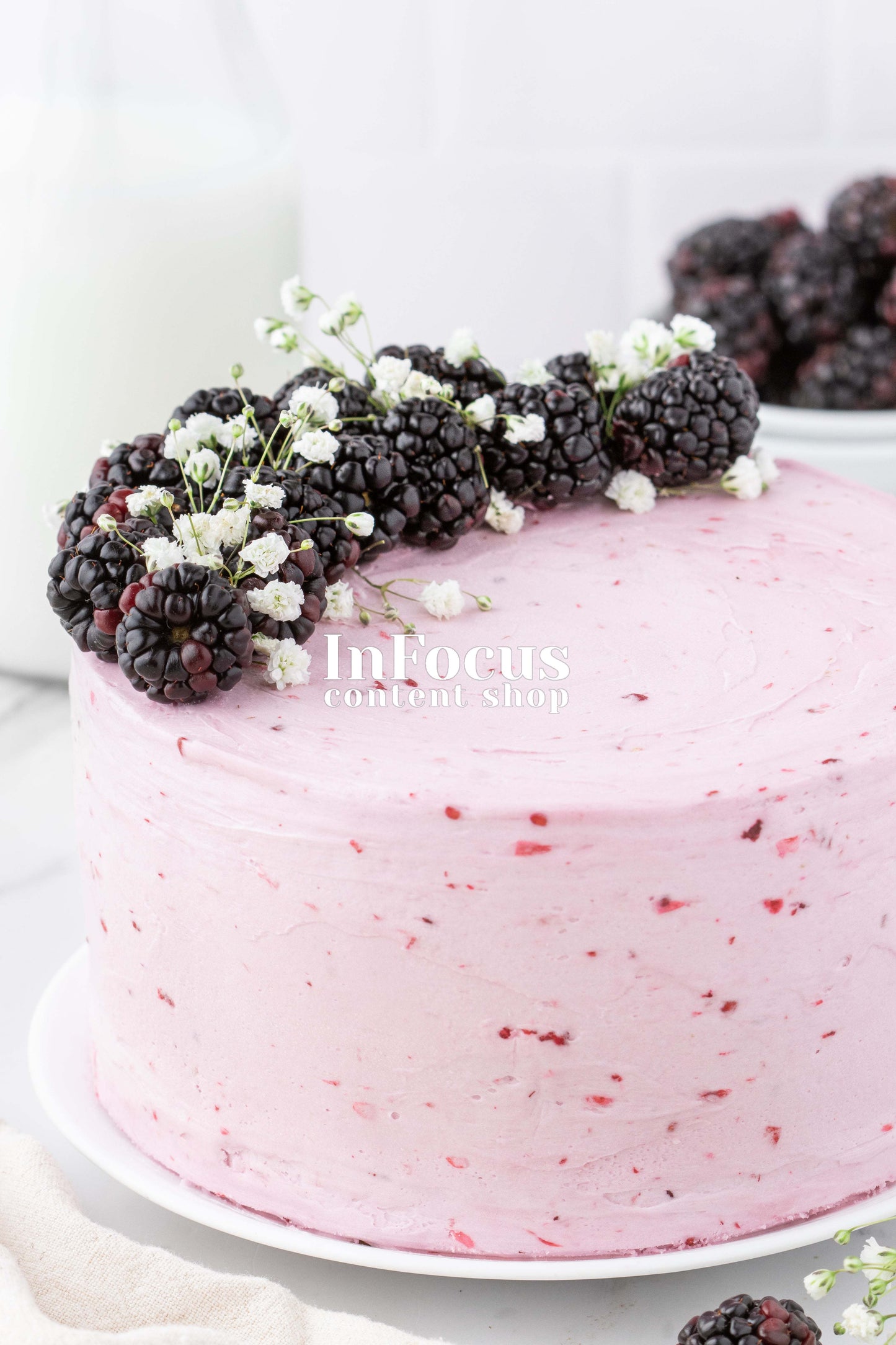 Blackberry Vanilla Layer Cake- Exclusive