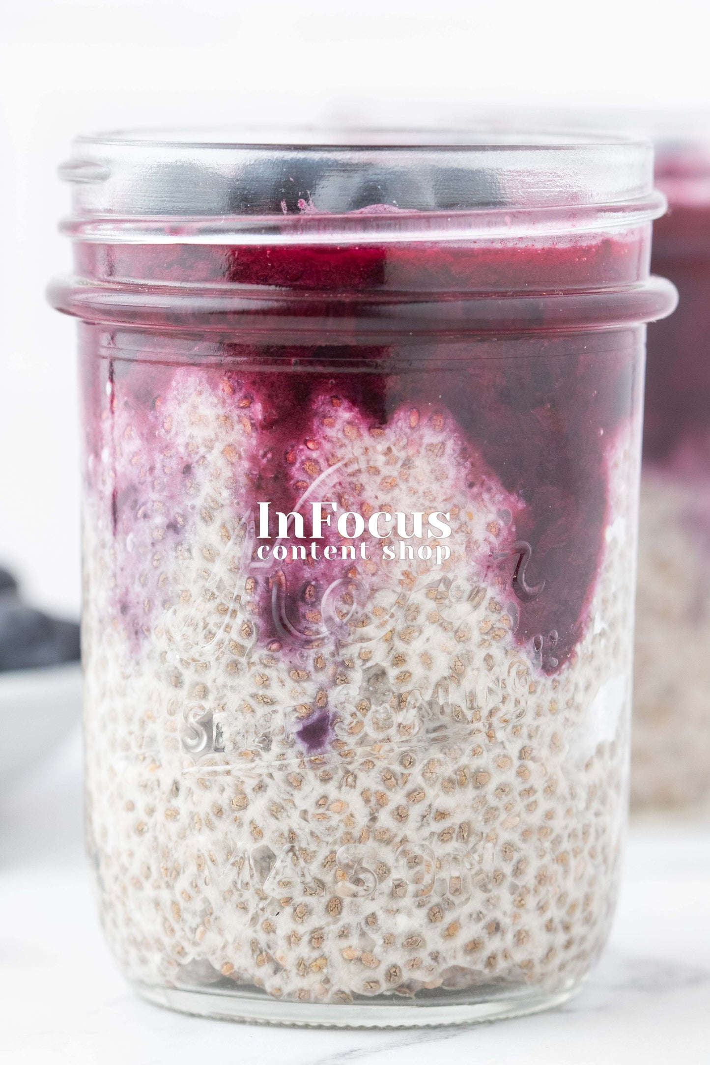 Blueberry Chia Seed Pudding (vegan)- Exclusive