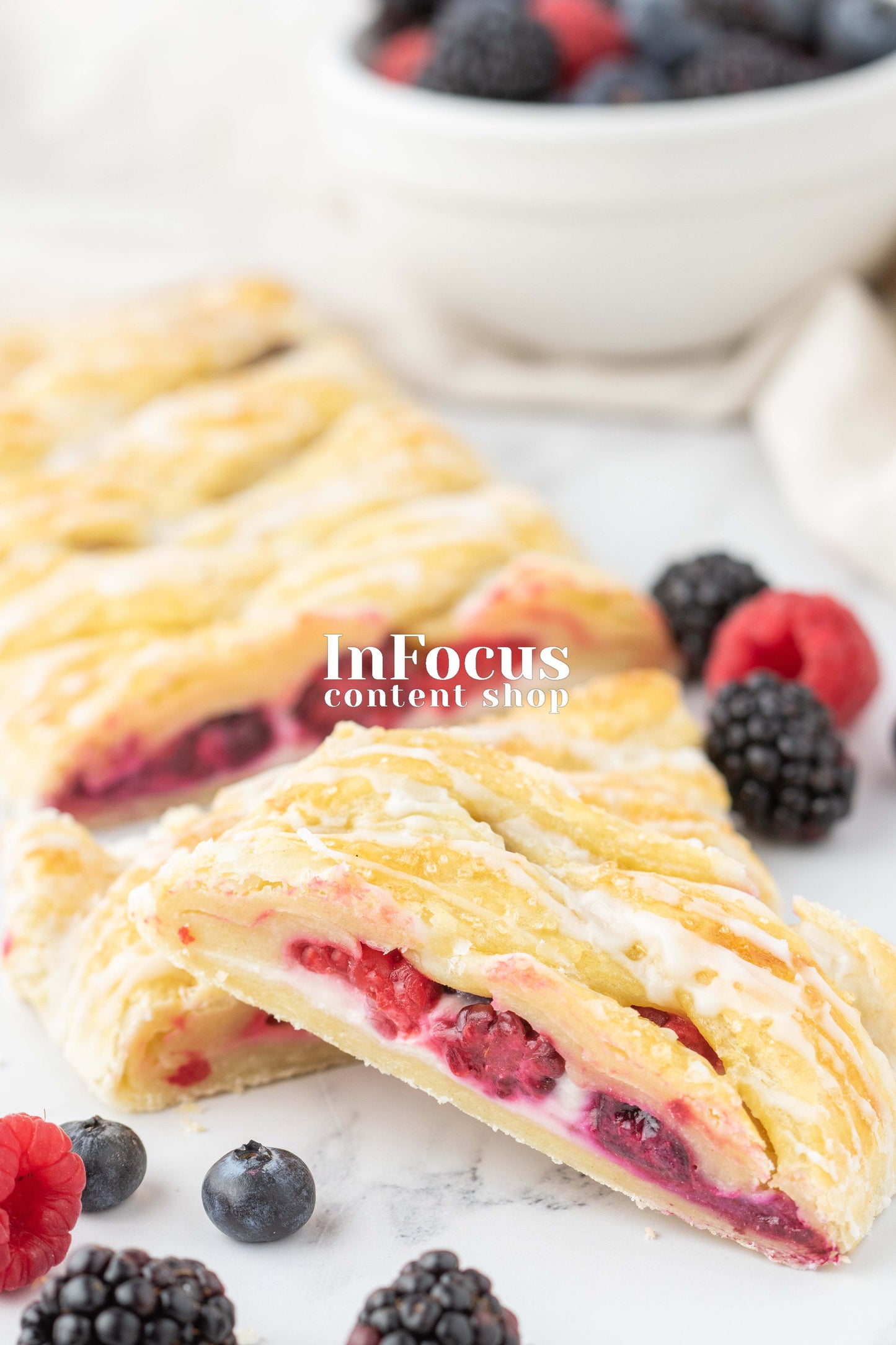 Summer Berry Braided Danish- Exclusive