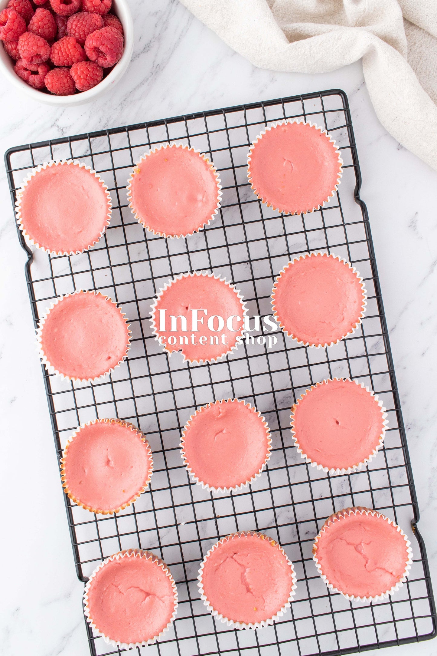 Mini Raspberry Cheesecakes- Semi-Exclusive set 2