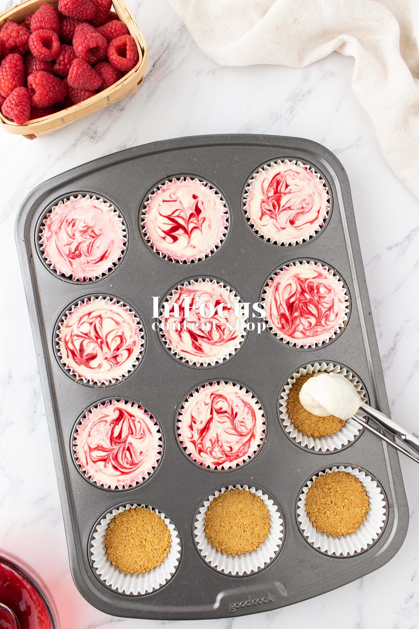 Mini White Chocolate Raspberry Cheesecake- Exclusive