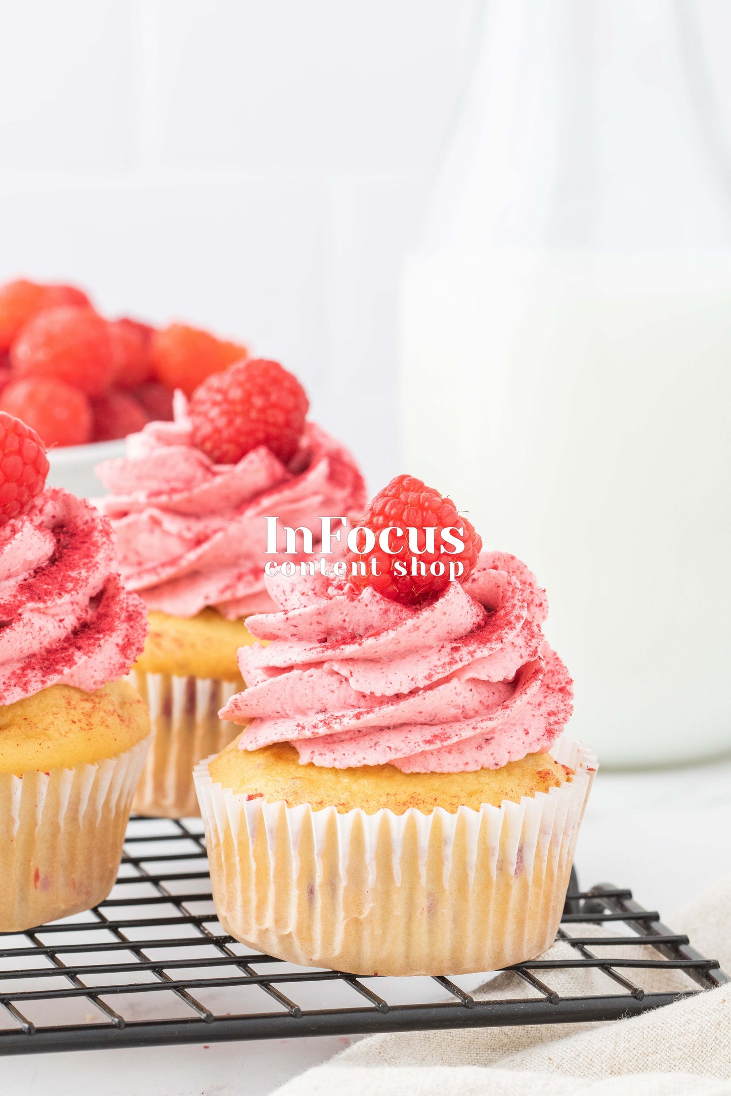 Raspberry Cupcakes- Exclusive