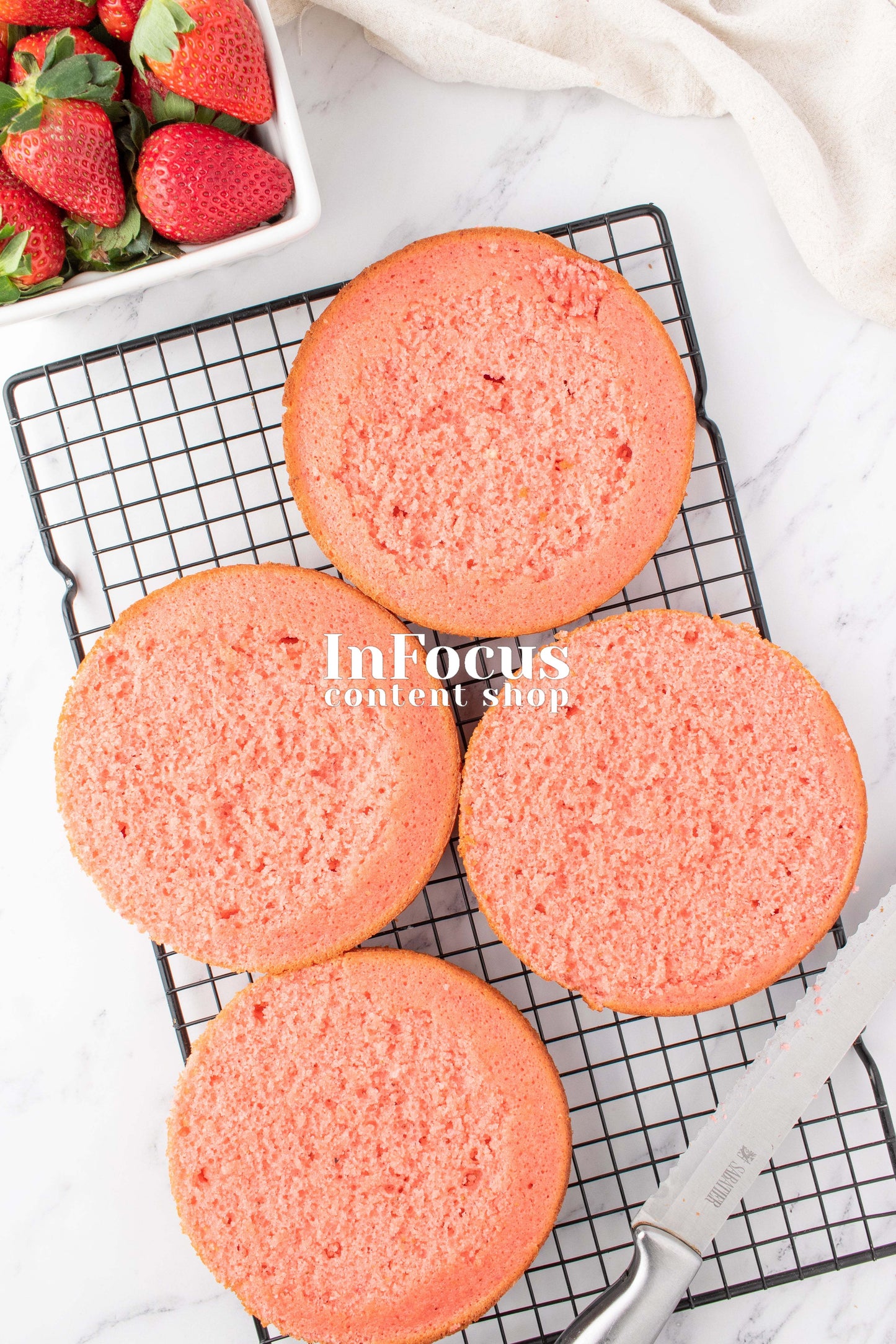 Double Strawberry Layer Cake- Semi-Exclusive Set 1