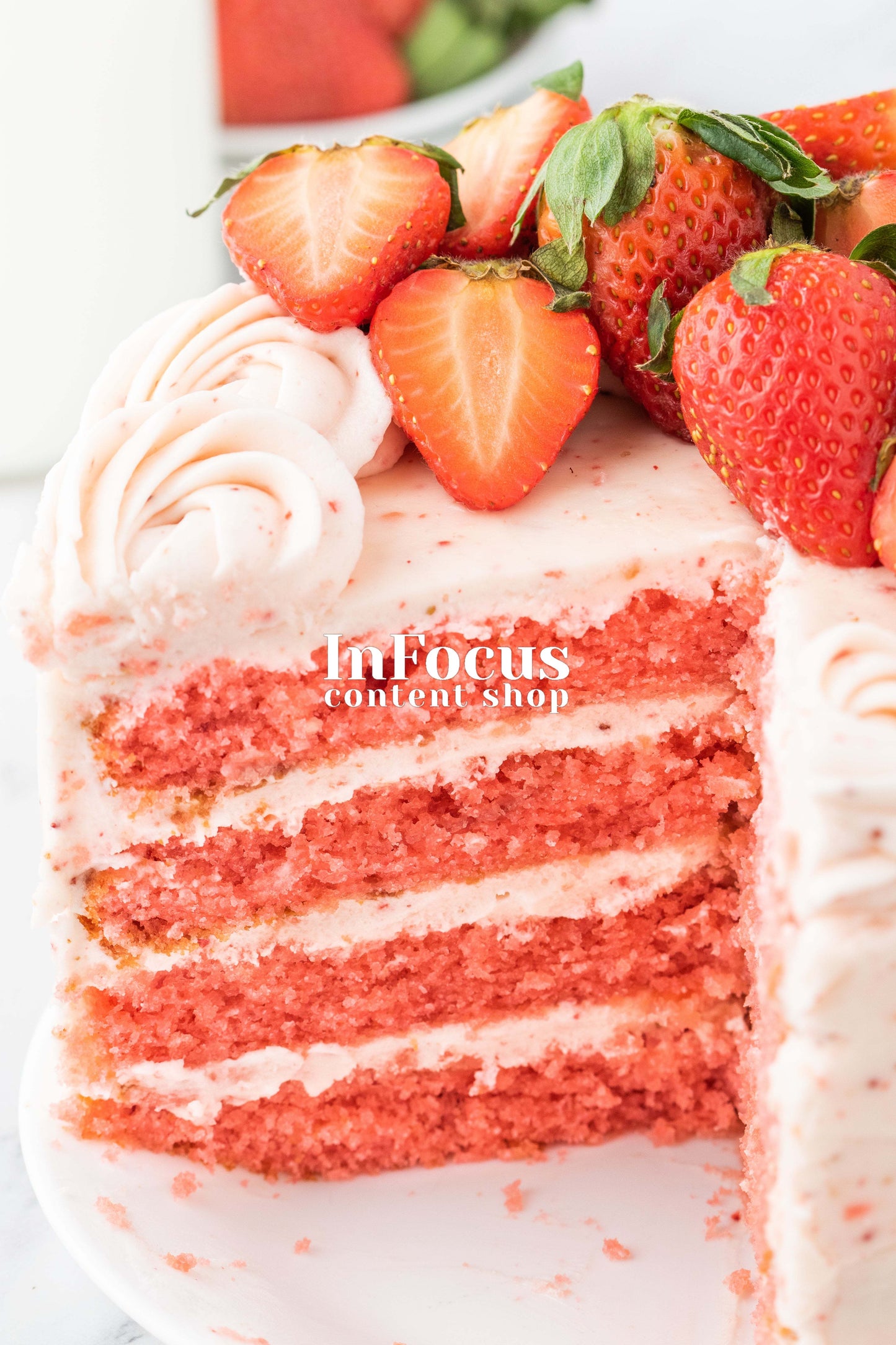 Double Strawberry Layer Cake- Semi-Exclusive Set 1