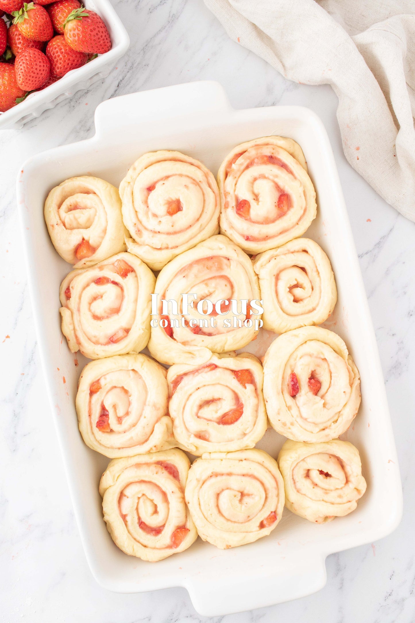 Strawberry Sweet Rolls- Exclusive
