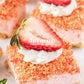 Strawberry Crunch Cheesecake Bars- Exclusive